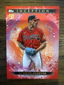 2024 Topps Inception - AJ Smith-Shawver Red /75 (RC) - Picture 1 of 2