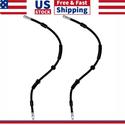 2x Front Brake Hose Brake Line For 2013 2014 2015 2016 Mercedes-Benz G63 AMG - Image 1 of 4