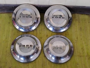52 53 54 Ford Dog Dish Hubcaps 10 1/2" Set of 4 Hub Caps 1952 1953 1954 - Picture 1 of 6