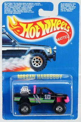 Vintage Hot Wheels Nissan Hardbody Foreign - 9588 NRFP 1990 Preto/Rosa 1:64 - Imagem 1 de 4