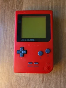 Nintendo Game Boy Pocket MGB-001 - RED - OEM - Tested Working - Picture 1 of 3