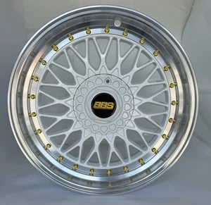 135 18 inch Gloss White Machined Lip Rim fits 5x120 BMW X5 (E53) 2001 - 2006 - Picture 1 of 8