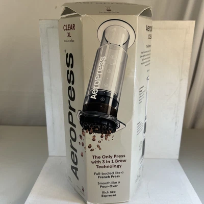 Prensa de café Aeropress Clear XL 3 en 1 preparación prensa francesa verter sobre espresso 🔥 Foto 1 de 4