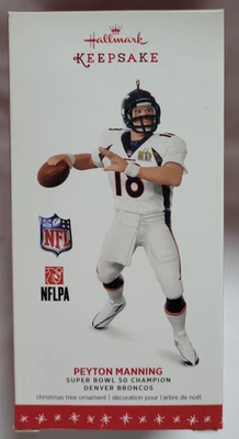 Hallmark Keepsake NFL 2016 Peyton Manning Denver Broncos Super Bowl 50 adorno Foto 1 de 4
