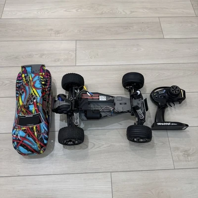 Traxxas 2WD Rustler Vxl Brushless Chassis + Accessories - Image 1 of 4