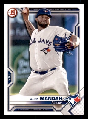 2021 Bowman Alek Manoah #BP-27  Toronto Blue Jays - Image 1 of 2