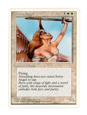 Serra Angel - Magic the Gathering MTG - пересмотренная пластинка 1995 - Изображение 1 из 2