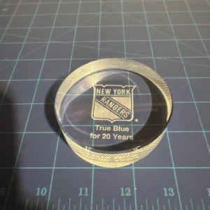 New York Rangers Dauerkartenhalter Kristall Hockey Puck, Beschreibung lesen schön - Bild 1 von 3