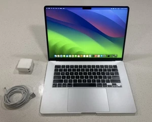 Apple MacBook Air 15” (512GB SSD, M2, 16GB Ram) Laptop - Silver 2023 - Picture 1 of 8