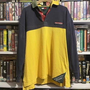 Vintage Tommy Hilfiger Sailing Gear Long Sleeve Rugby Polo- Size Medium 1990s - Bild 1 von 4