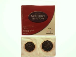 2001 Coins of The Northern Territory Centenary of Federation Two Unc Collection - Picture 1 of 4