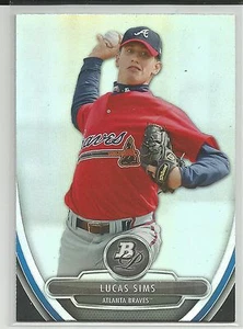 Lucas Sims Atlanta Braves 2013 Bowman Platinum - Imagen 1 de 1