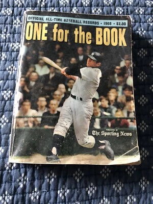 TSN ONE FOR THE BOOK 1968 LAS NOTICIAS DEPORTIVAS Mickey Mantle New York Yankees Bueno Foto 1 de 4