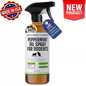 Peppermint Oil Spray for Rodents, Mice, Raccoon, Bat and Squirrels. Rodent Repel - Picture 1 of 5