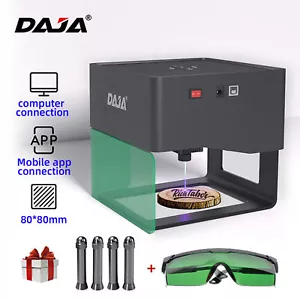 Grabadora láser DAJA DJ6 máquina de tallado 80x80 mm para marca de etiqueta de logotipo hágalo usted mismo - Imagen 1 de 12