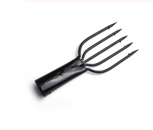 Spearfishing Survival Hand Spear Head Tip Harpoon Prong Barb Trident Pitchfork - Picture 1 of 5