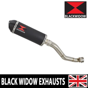 GSXR 1000 K9 L0 L1 2009-2011 4-1 Exhaust Silencer Kit 300mm Oval Black 300BT - Picture 1 of 6