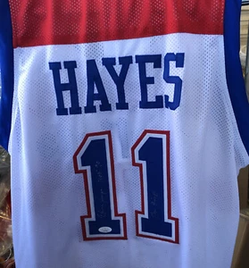 Camiseta deportiva de baloncesto firmada por Elvin Hayes de la corte Bullets auto pegatina JSA talla XL - Imagen 1 de 6