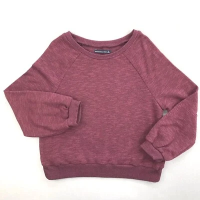 Abercrombie Fitch Sweater Womens Small Pink Pullover Long Sleeve Casual Knit - Image 1 of 4