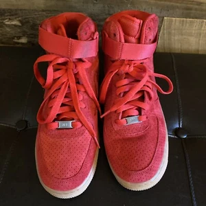 Nike Air Force 1 High Team rosse da donna taglia 9 autentiche - Foto 1 di 23