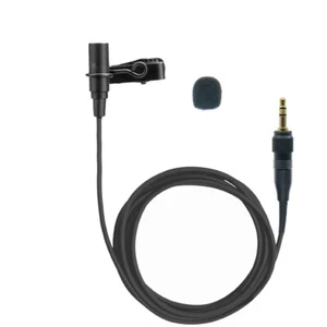 Tie Clip Lavalier Lapel Microphone For Sony UWP UTX D21 D11 V1 Wireless Mic ECM7 - Picture 1 of 8