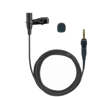Tie Clip Lavalier Lapel Microphone For Sony UWP UTX D21 D11 V1 Wireless Mic ECM7 - Image 1 of 4