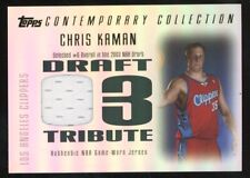 2003-04 Topps Contemporary Collection Chris Kaman Cllippers RC GU Jersey /250