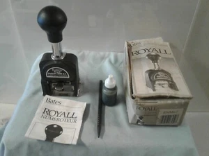 Vintage Bates Royall Numeroteur Model No. RNM 6-7 - Picture 1 of 3