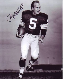 PAUL HORNUNG Signed 8x10 NFL GREEN BAY PACKERS Photo w/ Hologram COA NOTRE DAME - Picture 1 of 2
