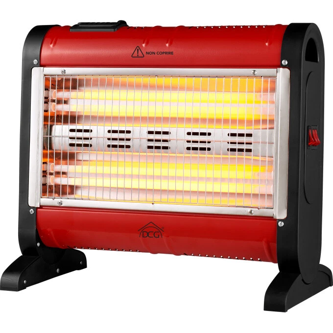 DCG SA9424 STUFA AL QUARZO TURBO E UMIDICIFATORE ROSSO 1600W - Immagine 1 di 1