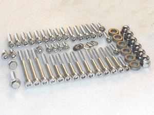 Yamaha YZ250 2004-08 Engine Cylinder Stainless Allen Bolts Flange, Dome Nuts Kit - Picture 1 of 7