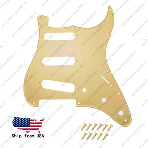 SSS Stil 11 Loch Gold Spiegel Schlagbrett Pickup für USA MIM Standard Fender Start - Bild 1 von 3