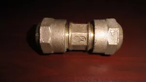 3/4" CTS BRASS Compression Water Service Ranger Coupling FREE 1ST CLASS SAME DAY - Picture 1 of 2