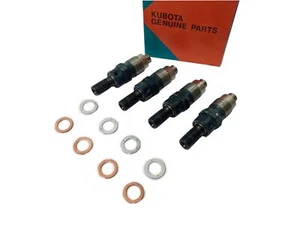 New Genuine Kubota Fuel Injector 4 pieces V1903 V2003-M V2203 V2203-M V2403-M - Picture 1 of 3
