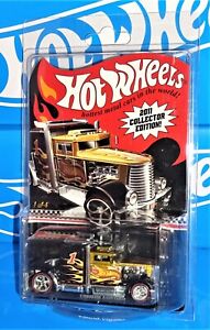 Hot Wheels 2011 Collector Edition Promo Convoy Custom Gold w/ Real Riders