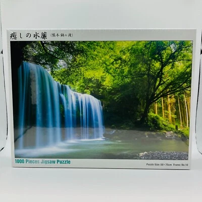 1000 Piezas Rompecabezas Curación Kumamoto Nabegataki Cascada Japón 50×70cm Foto 1 de 4