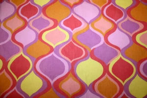 MULTICOLORED TEARDROPS DUCK WEIGHT - 100% COTTON FABRIC - Picture 1 of 4