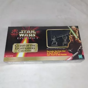 Star Wars Episodio 1 Choque de los Sables de Luz Juego de Cartas con Figuras de Estaño NUEVO - Imagen 1 de 6