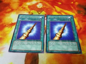 X2 YU-GI-OH! Horn of the Unicorn SRL-G054 R EX/NM - Bild 1 von 6