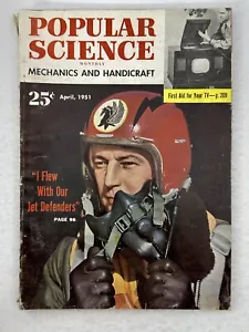 Popular Science Magazine - Apr 1951 - Aviation - Automobiles - Inventions - News - Picture 1 of 2