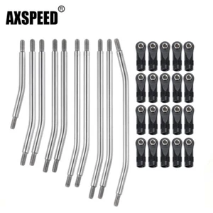 10 Stück Rostfreier Stahl Lenkstangen-Verbindungssatz für Axial SCX10 Crawler - Bild 1 von 8