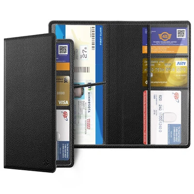 Portatarjetas organizador de tarjetas de vehículo y seguro premium para registro de automóvil Foto 1 de 4