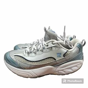 Therashoe TS Womens 10 VIOLET Toning Walking Shoes Sneakers Blue Silver - Picture 1 of 15