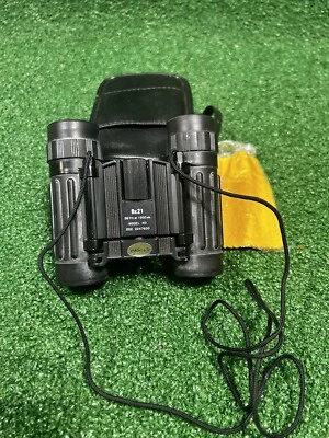 Kalimar Compact Binoculars 8x21 with  Zippered Case Made in Korea EUC - Image 1 of 4