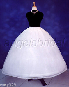 4-Hoop Super Full Renaissance Medieval Costume Petticoat Crinoline Skirt Slip