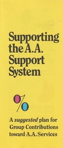 F-03 Supporting the AA Support System booklet, Alcoholics Anonymous 1985 - Picture 1 of 3