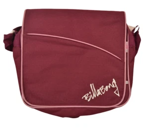 Billabong Handel Burgundy Pink Discounted Women's Messenger Bag - Picture 1 of 4