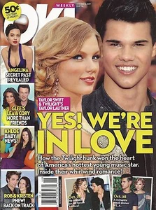 OK! Magazine November 16 2009 Taylor Swift Lautner Angelina Jolie Kayla Ewell - Picture 1 of 2