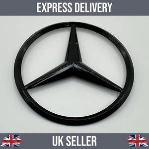 Mercedes Benz GLC Gloss Black Rear Star Badge X253 W253 (A2538170016) 2016-2019 - Picture 1 of 6