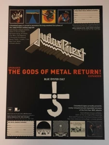 JUDAS PRIEST ~ "Back Catalog Reissues" ~ Vintage Magazine Print/Promo Ad 2001 - Picture 1 of 1